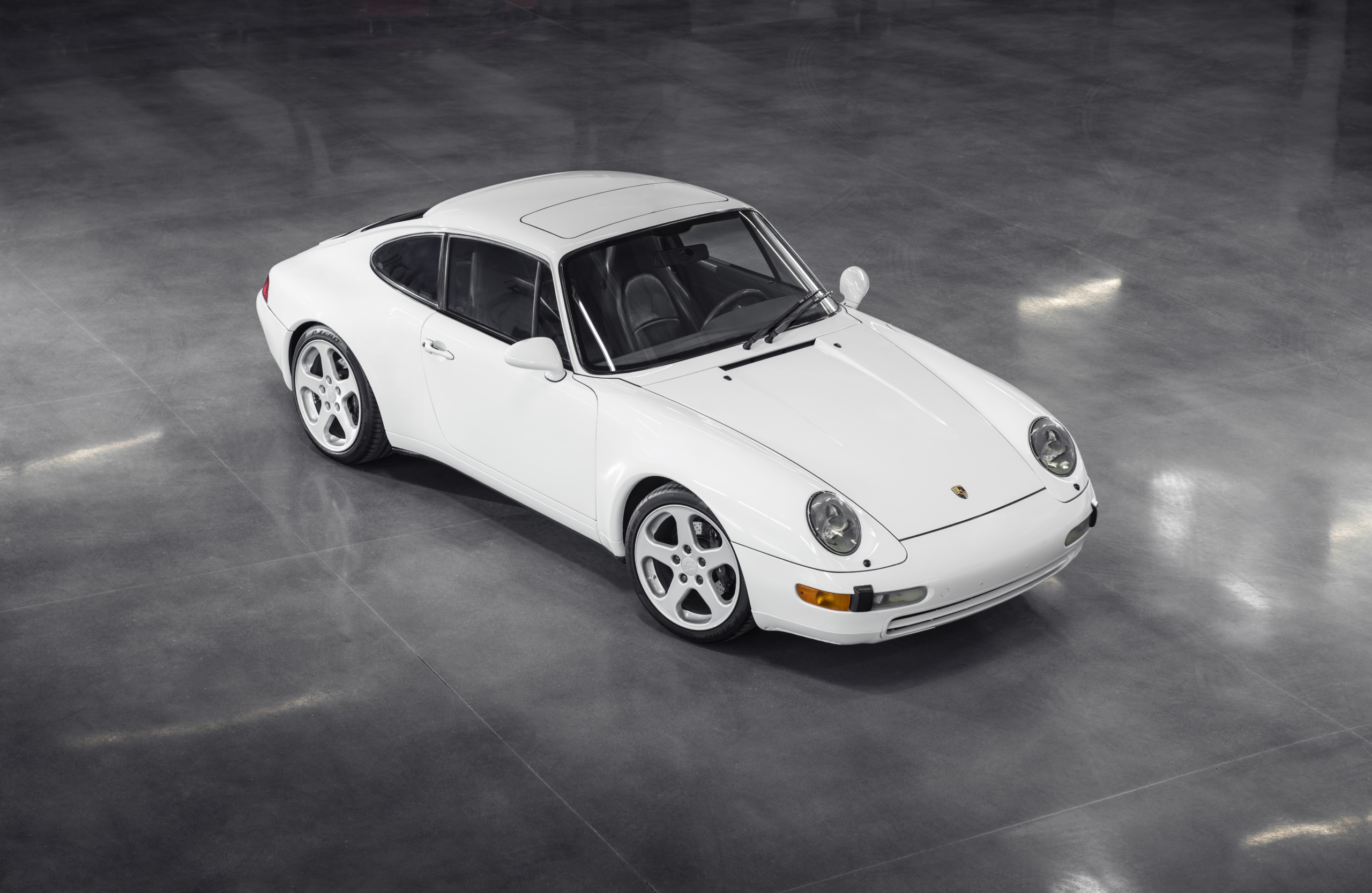 Classic Porsche 911 photographed in a professional studio